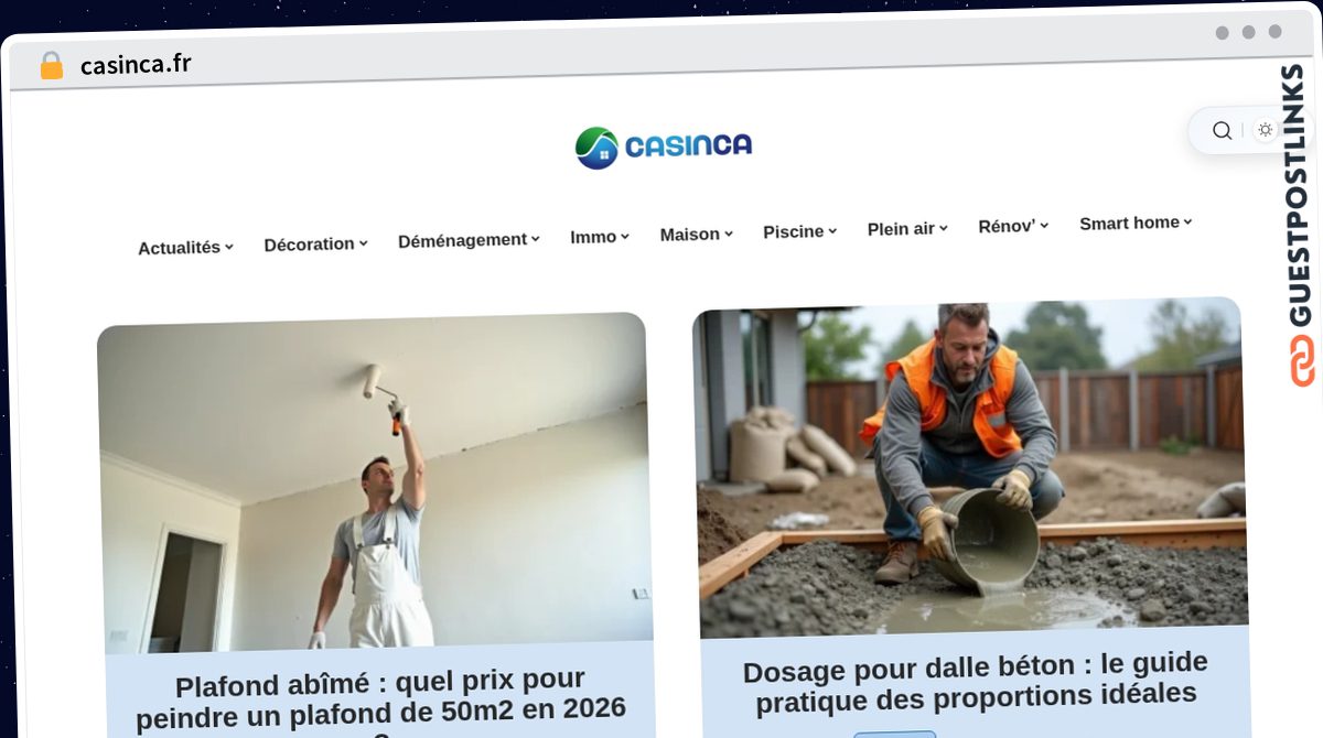 Publish Guest Post on casinca.fr