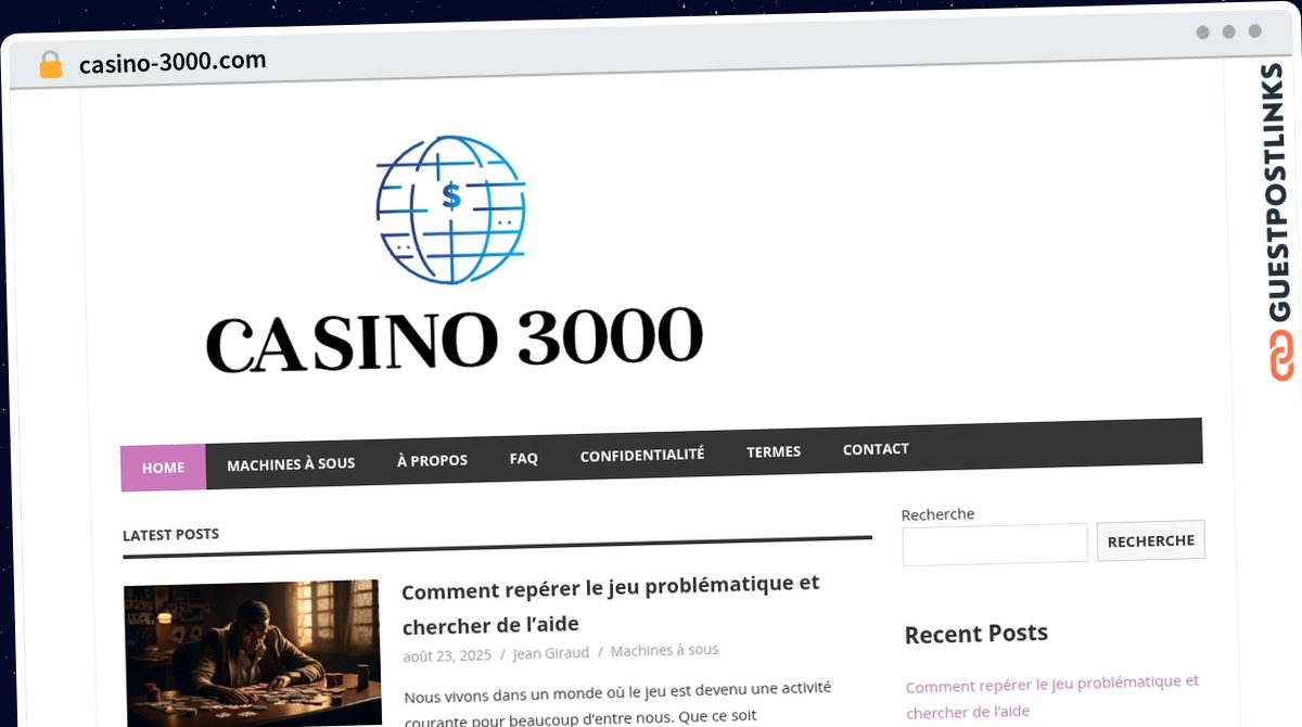 Publish Guest Post on casino-3000.com