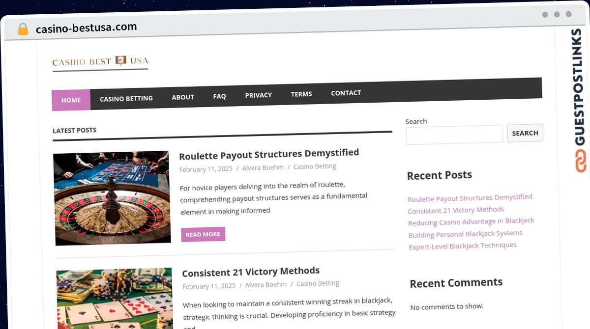 Publish Guest Post on casino-bestusa.com