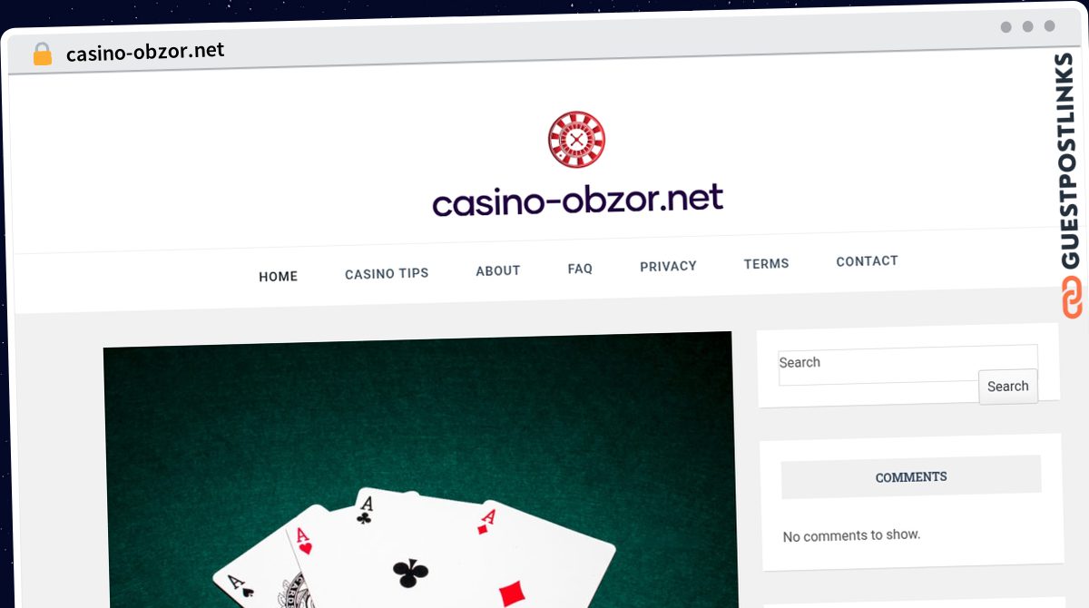 Publish Guest Post on casino-obzor.net