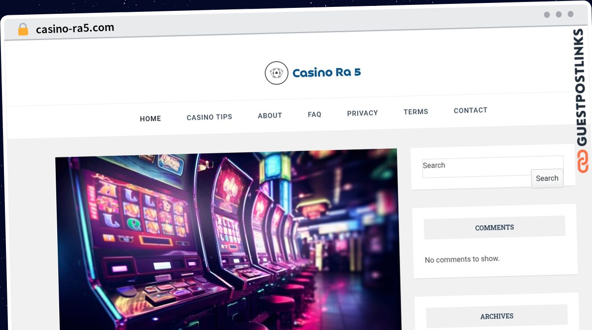 Publish Guest Post on casino-ra5.com
