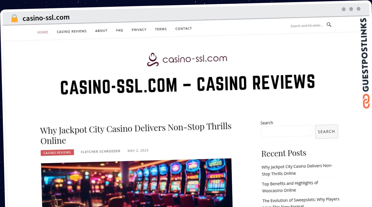 Publish Guest Post on casino-ssl.com