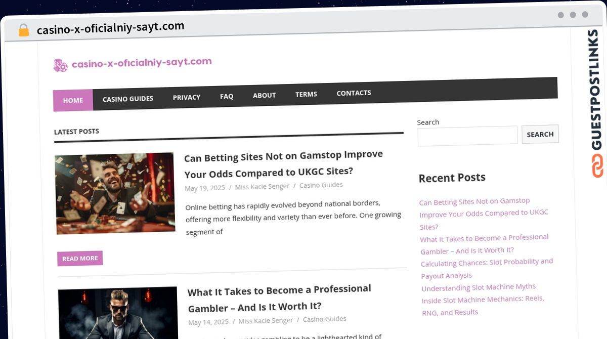 Publish Guest Post on casino-x-oficialniy-sayt.com