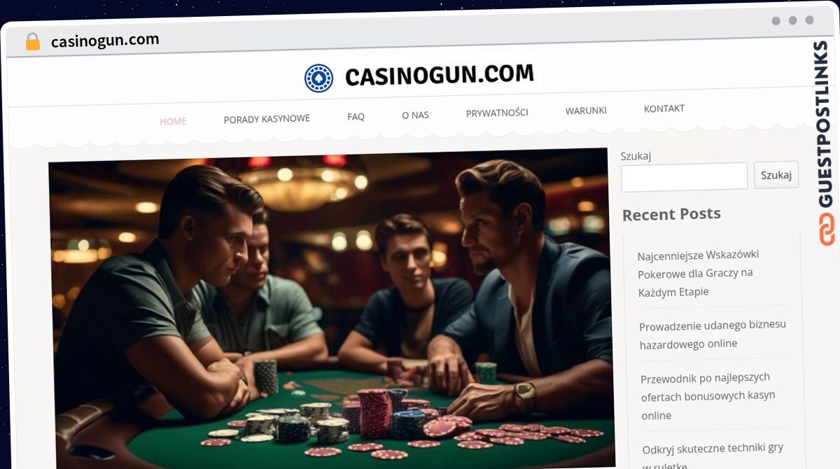 Publish Guest Post on casinogun.com