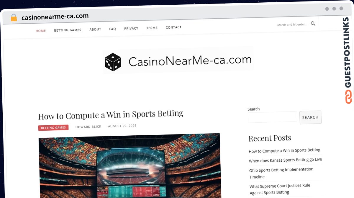 Publish Guest Post on casinonearme-ca.com