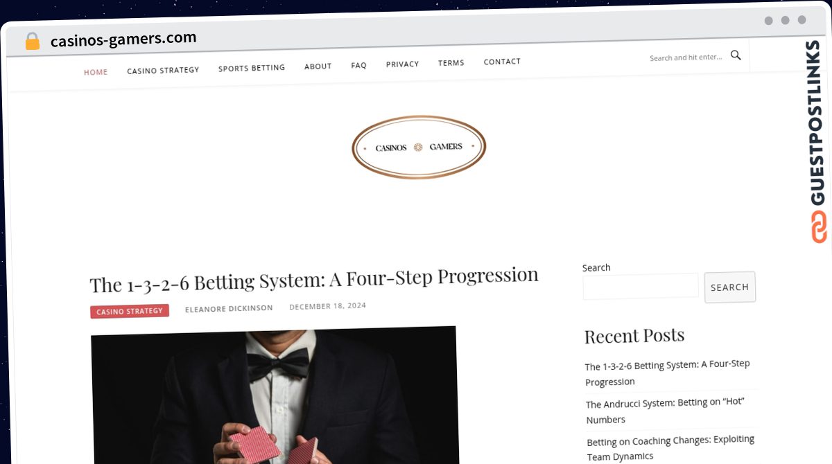 Publish Guest Post on casinos-gamers.com