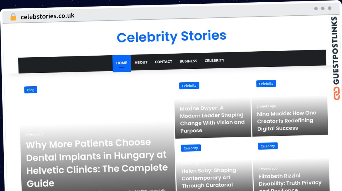 Publish Guest Post on celebstories.co.uk