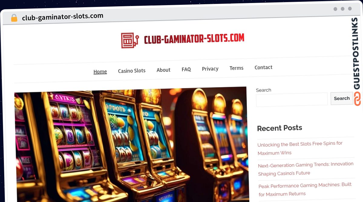 Publish Guest Post on club-gaminator-slots.com