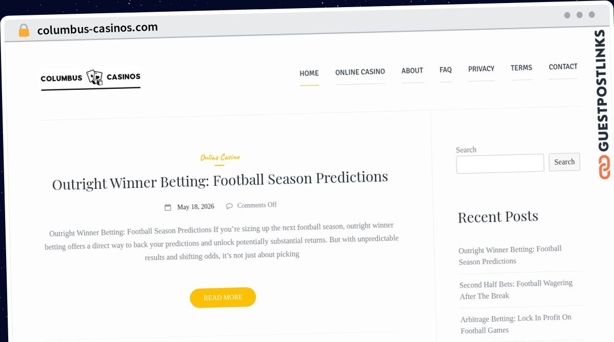 Publish Guest Post on columbus-casinos.com