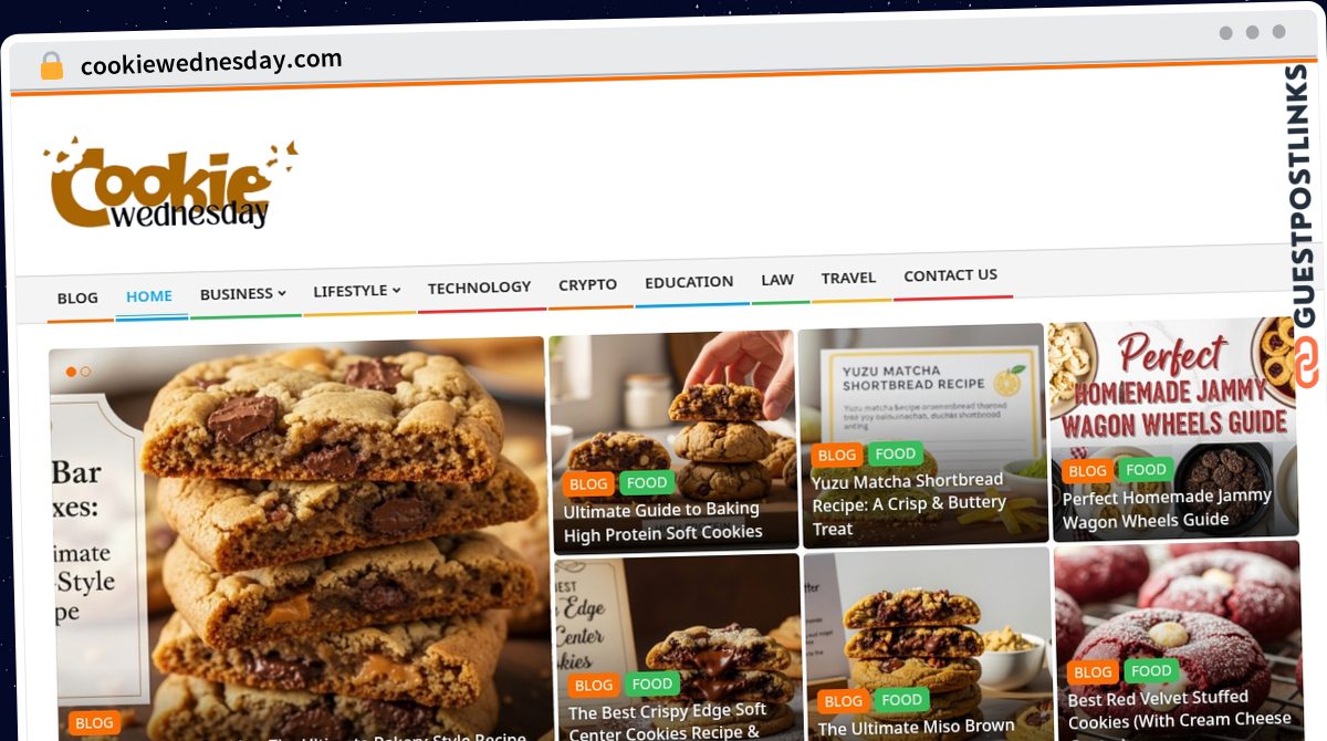 Publish Guest Post on cookiewednesday.com