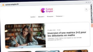 Publish Guest Post on cursus-emploi.fr