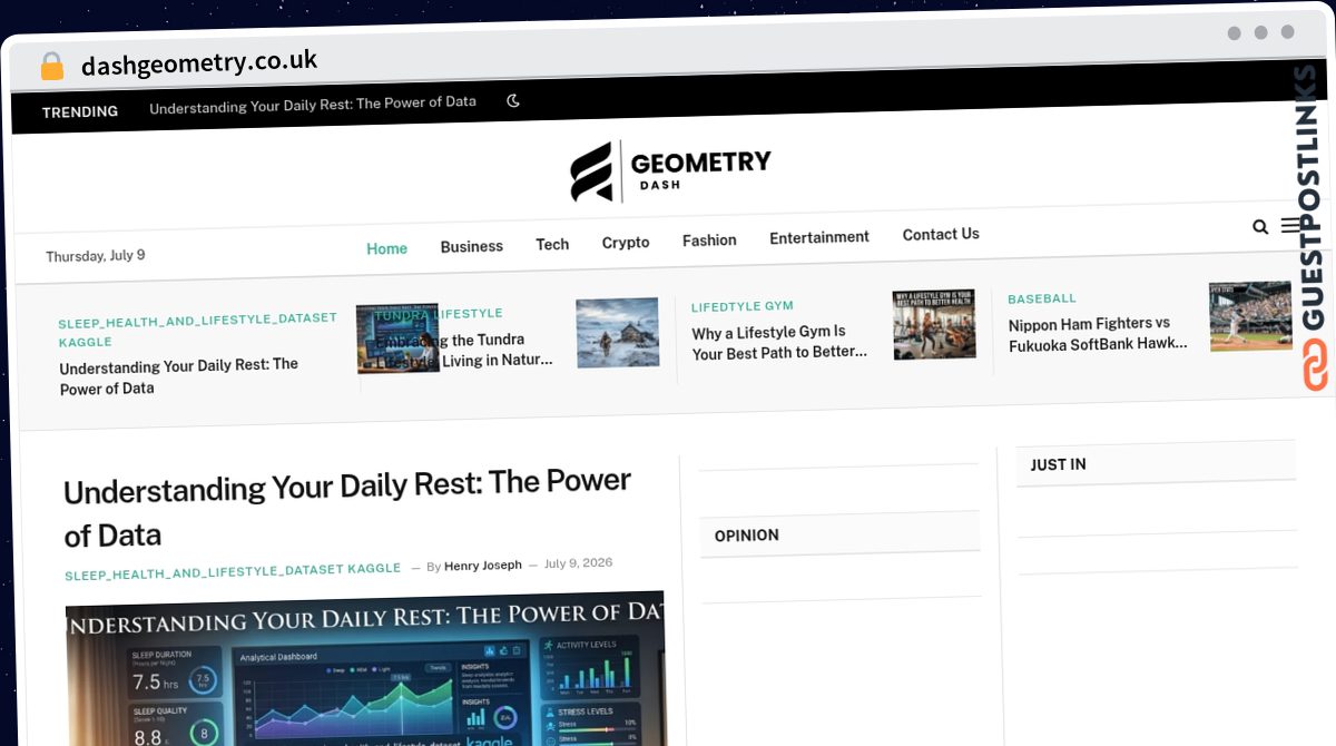 Publish Guest Post on dashgeometry.co.uk