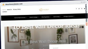 Publish Guest Post on decorluxuryhome.com