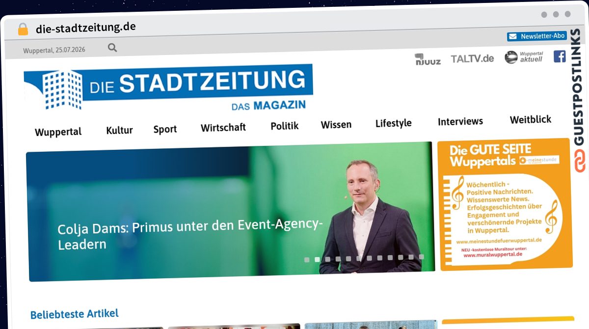 Publish Guest Post on die-stadtzeitung.de