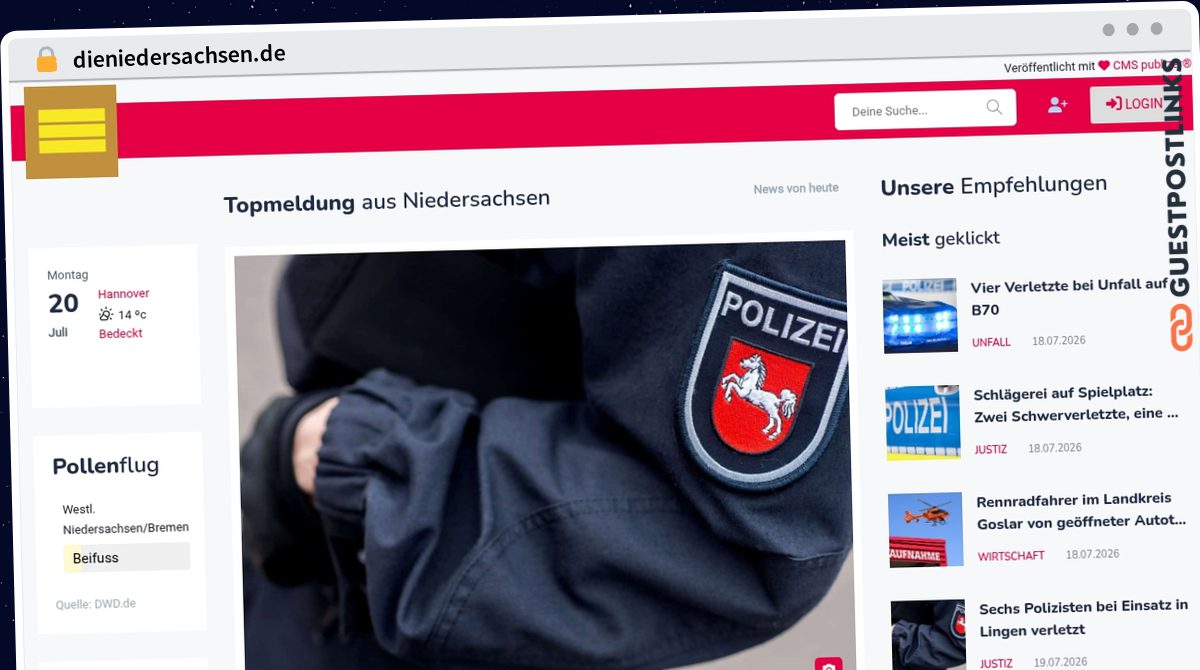 Publish Guest Post on dieniedersachsen.de