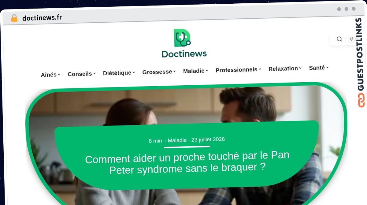 Publish Guest Post on doctinews.fr