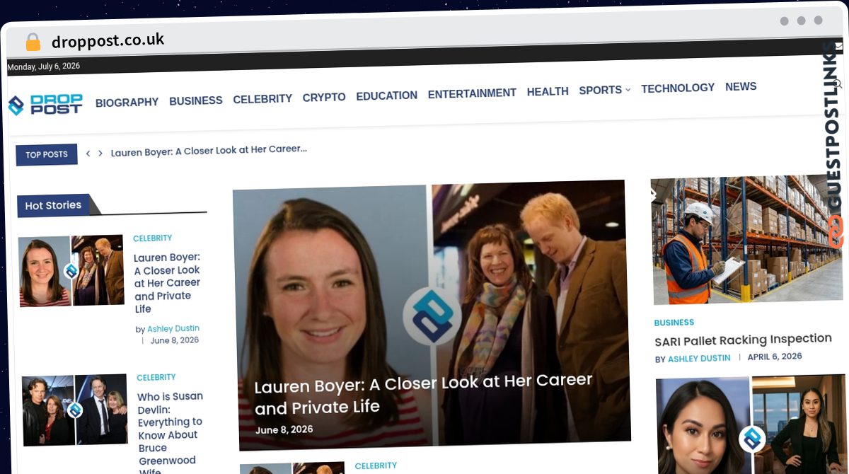 Publish Guest Post on droppost.co.uk