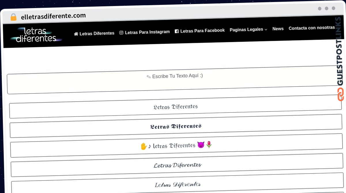 Publish Guest Post on elletrasdiferente.com