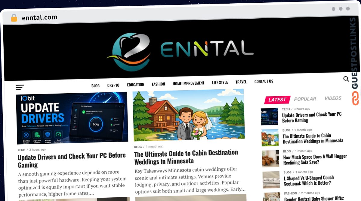 Publish Guest Post on enntal.com