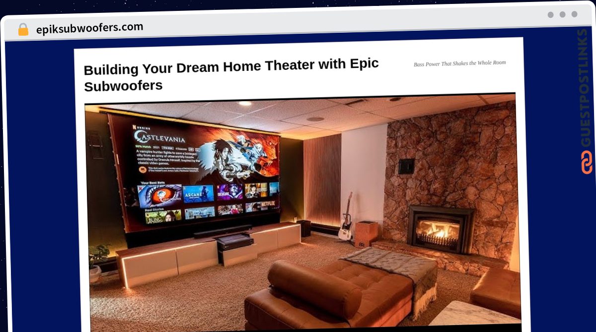 Publish Guest Post on epiksubwoofers.com