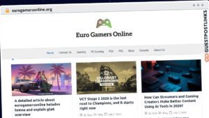Publish Guest Post on eurogamersonline.org