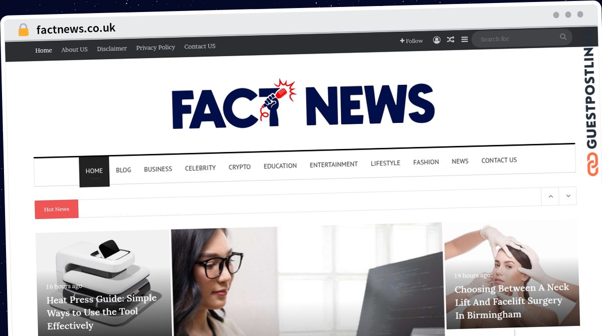 Publish Guest Post on factnews.co.uk