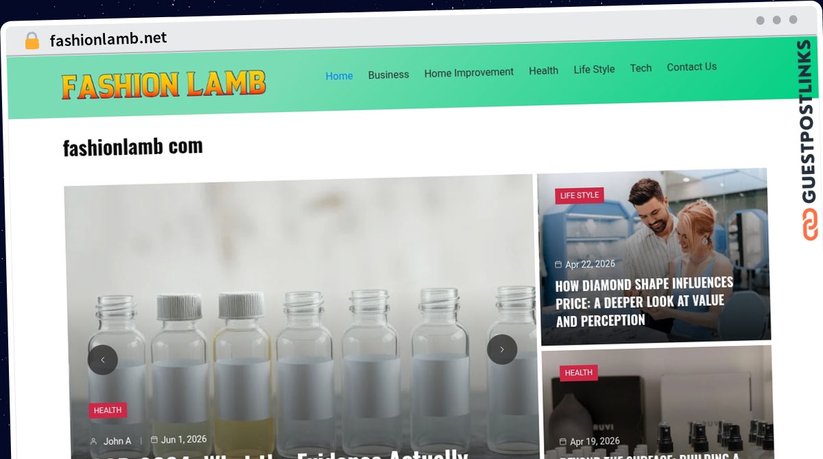 Publish Guest Post on fashionlamb.net