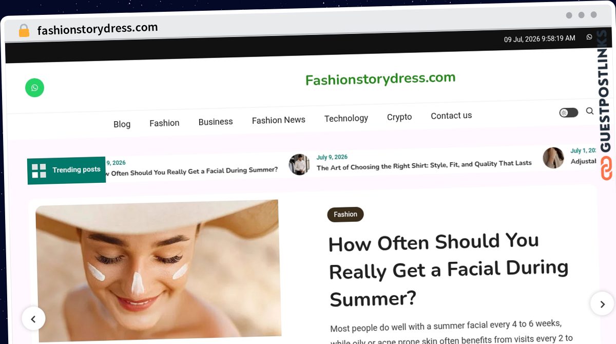 Publish Guest Post on fashionstorydress.com