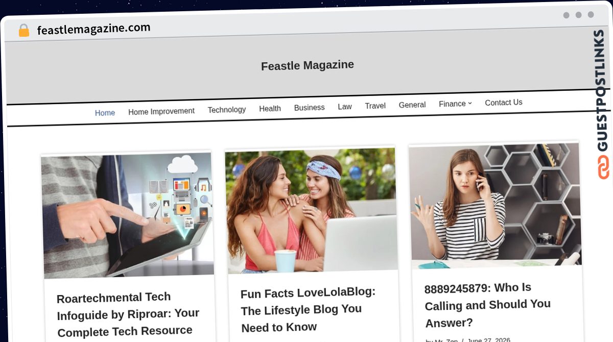 Publish Guest Post on feastlemagazine.com