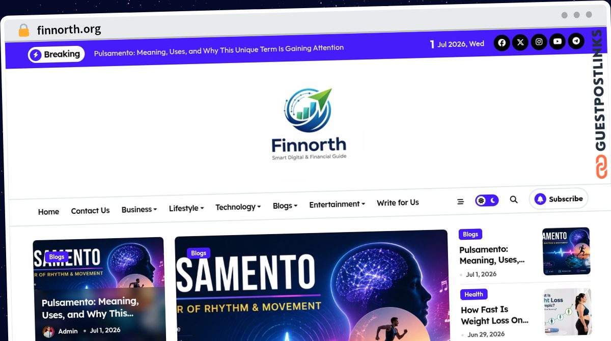 Publish Guest Post on finnorth.org