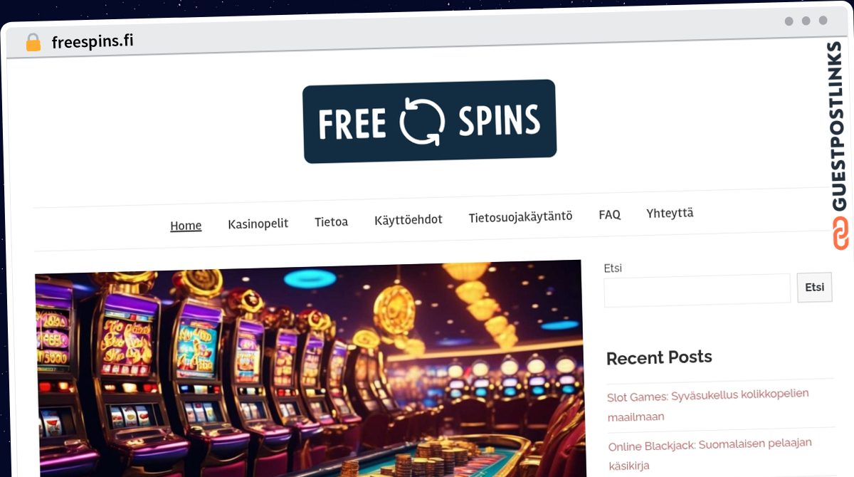 Publish Guest Post on freespins.fi