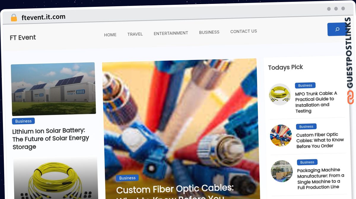 Publish Guest Post on ftevent.it.com