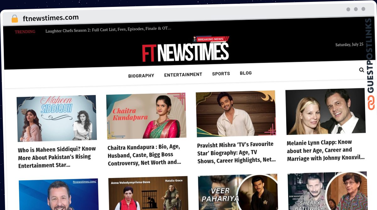 Publish Guest Post on ftnewstimes.com