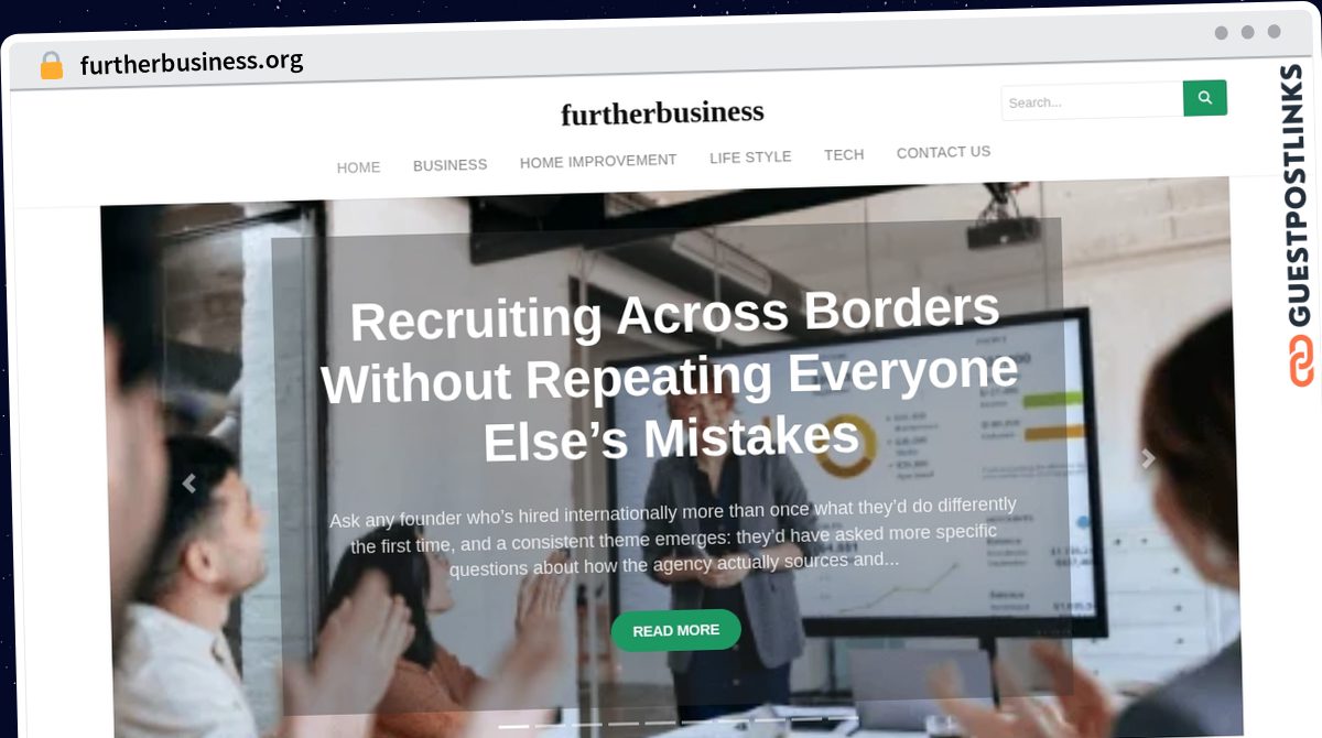Publish Guest Post on furtherbusiness.org