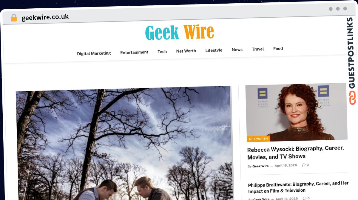 Publish Guest Post on geekwire.co.uk