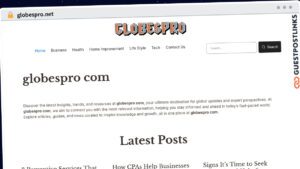 Publish Guest Post on globespro.net