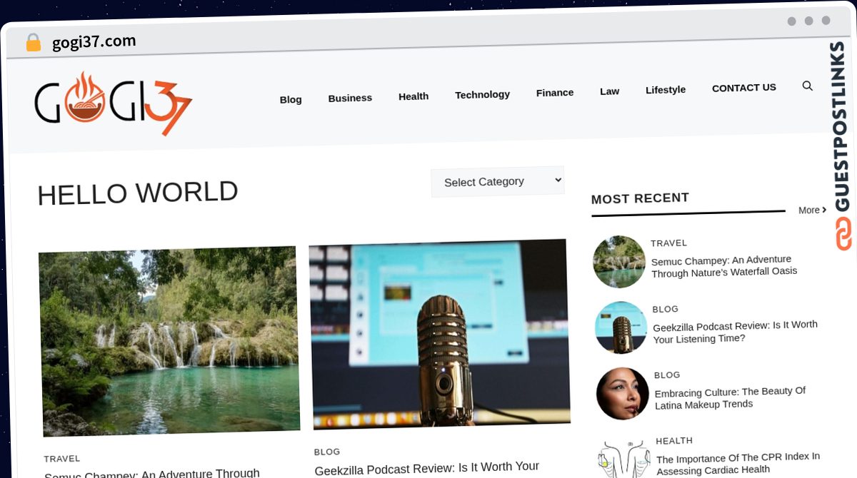 Publish Guest Post on gogi37.com