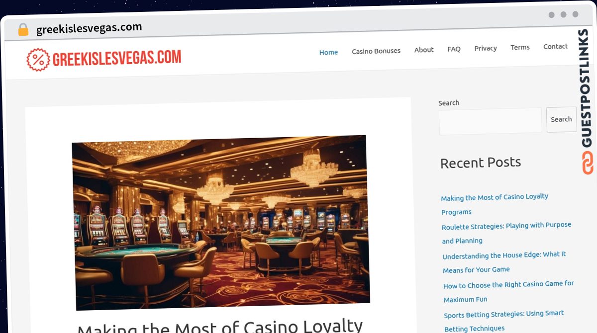 Publish Guest Post on greekislesvegas.com