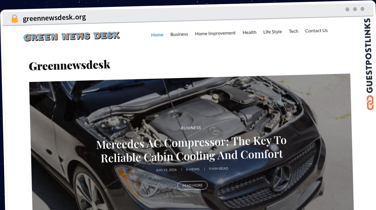Publish Guest Post on greennewsdesk.org
