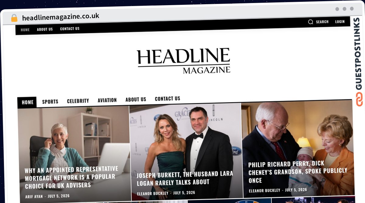 Publish Guest Post on headlinemagazine.co.uk