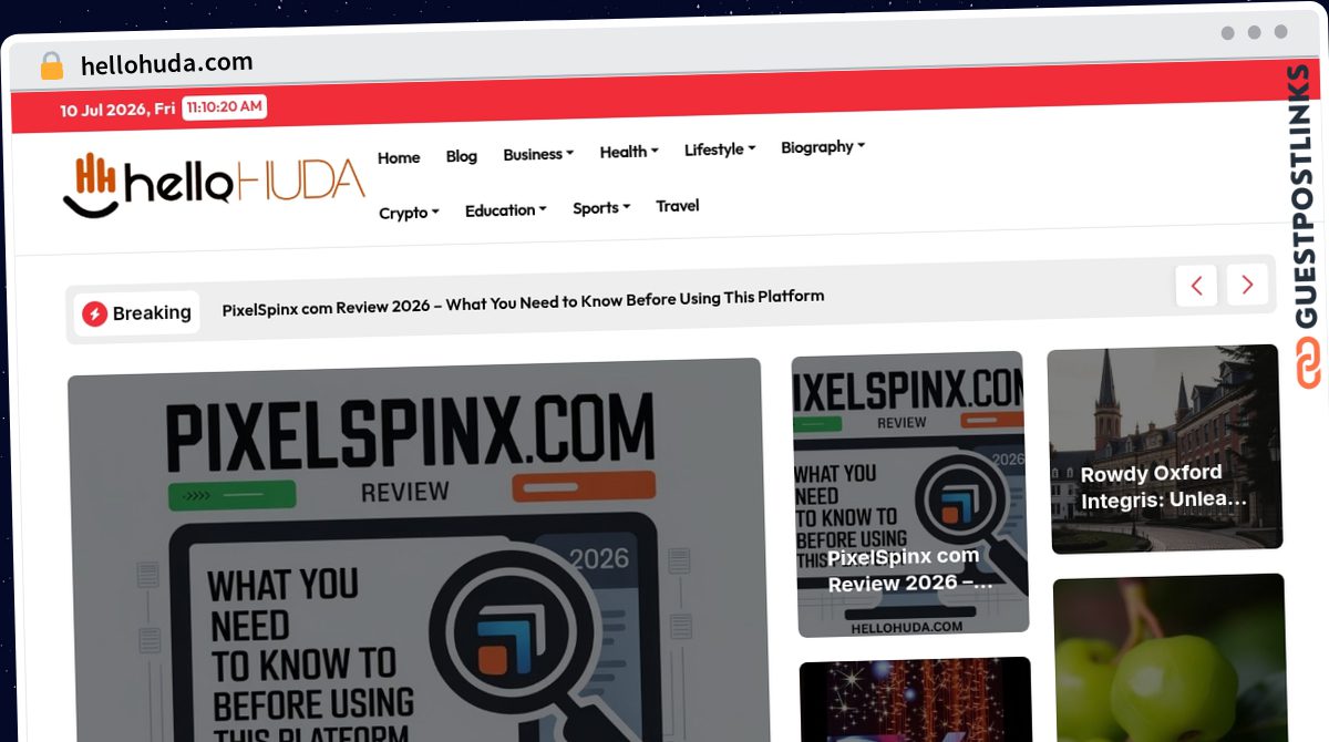 Publish Guest Post on hellohuda.com