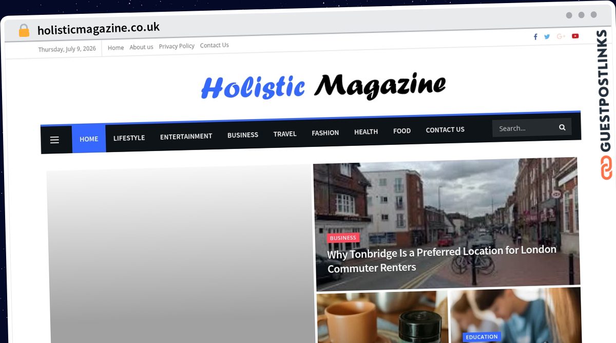 Publish Guest Post on holisticmagazine.co.uk