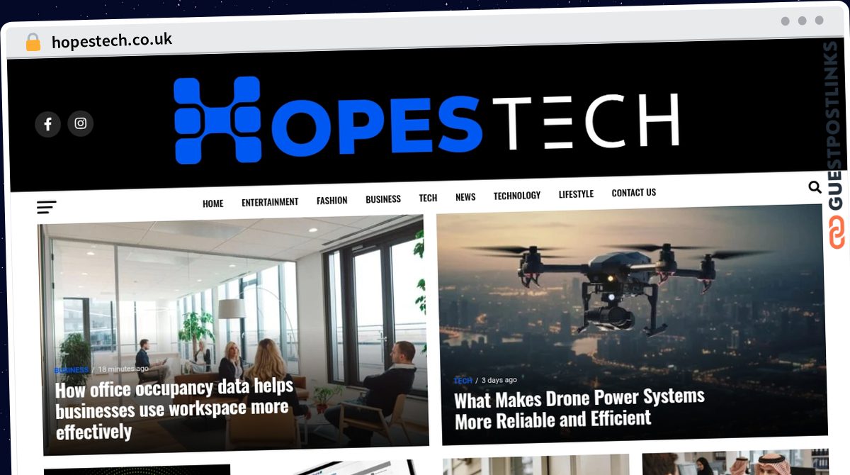 Publish Guest Post on hopestech.co.uk