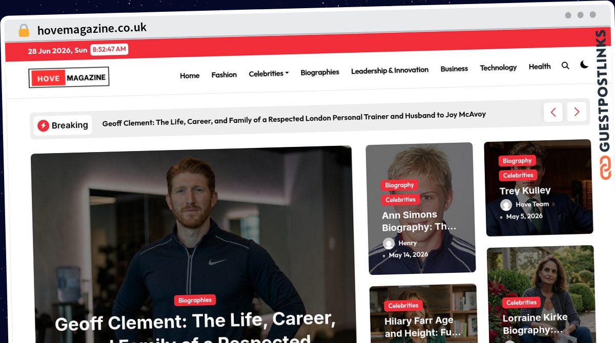 Publish Guest Post on hovemagazine.co.uk