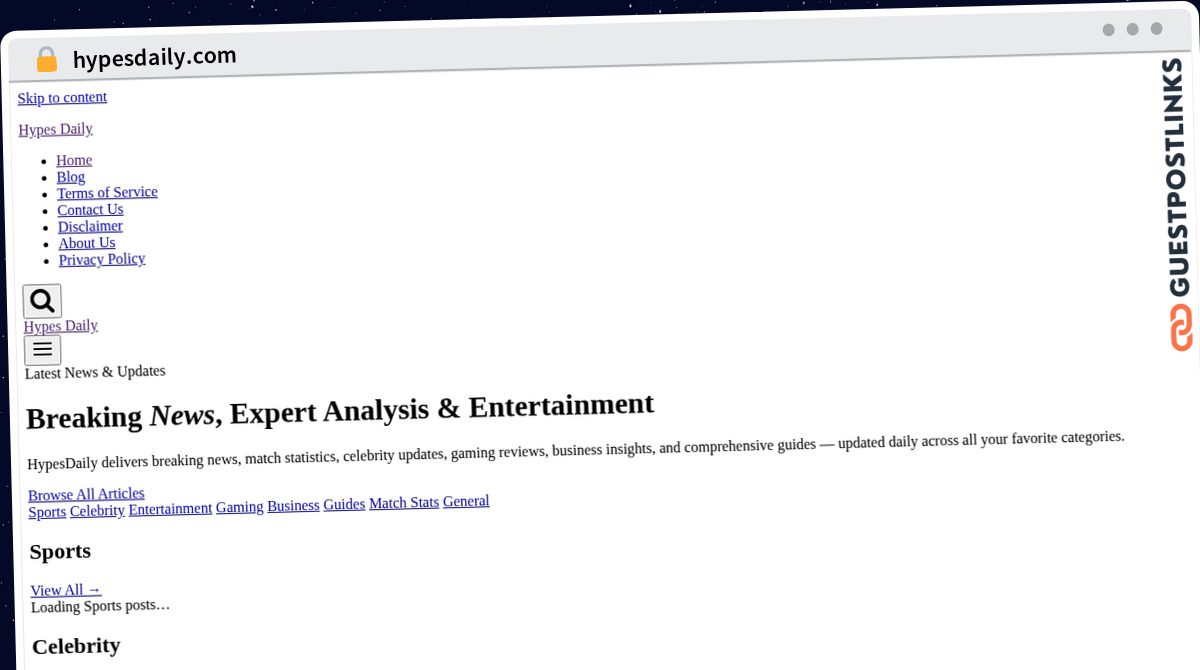 Publish Guest Post on hypesdaily.com