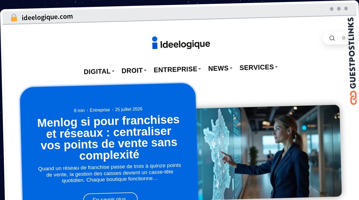 Publish Guest Post on ideelogique.com