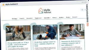 Publish Guest Post on idylle-habitat.fr