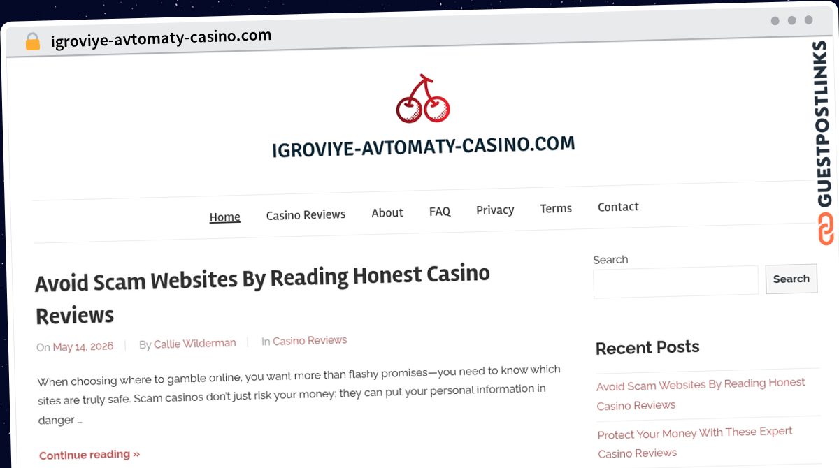 Publish Guest Post on igroviye-avtomaty-casino.com