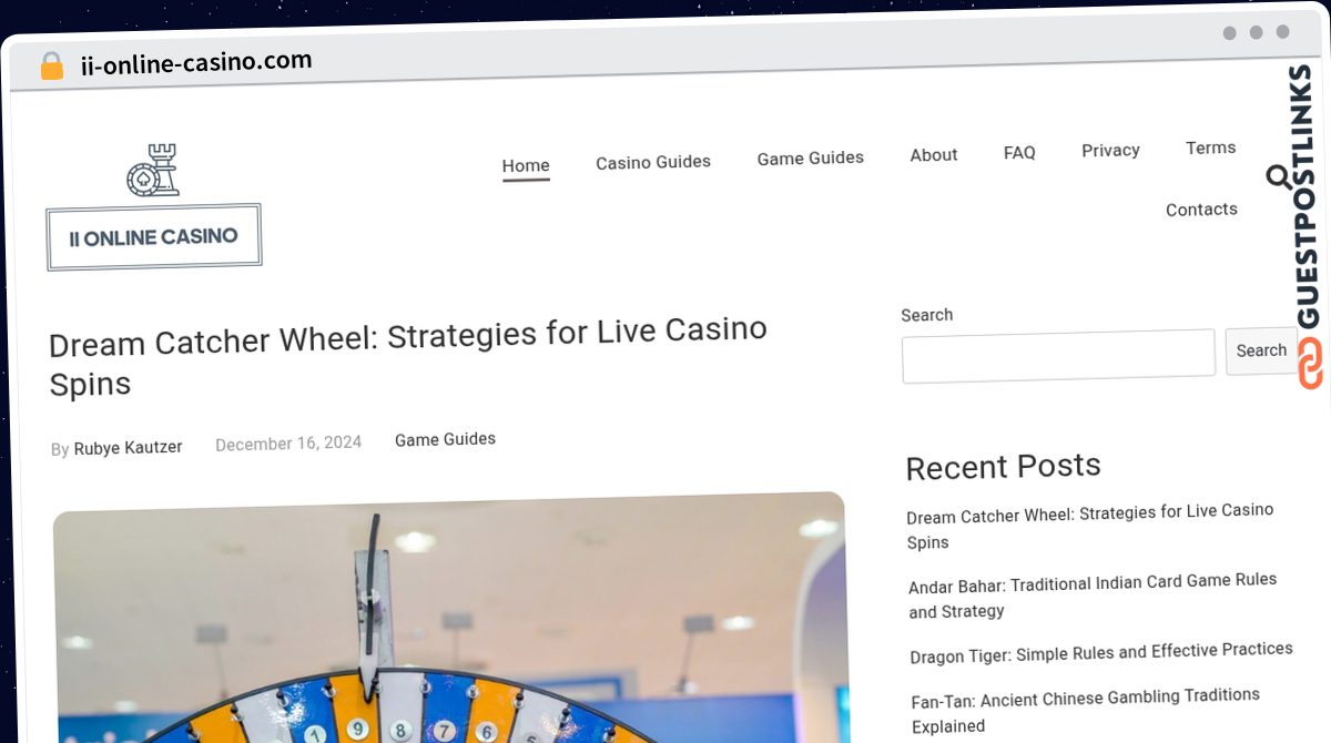 Publish Guest Post on ii-online-casino.com