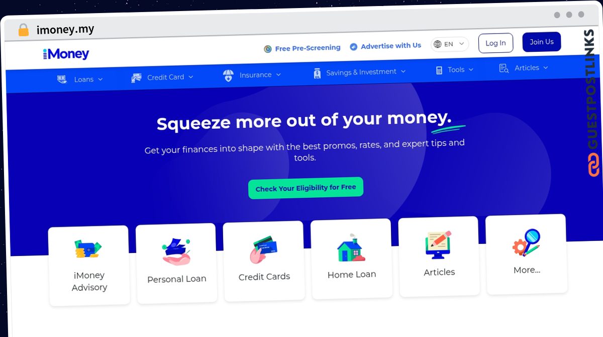 Publish Guest Post on imoney.my